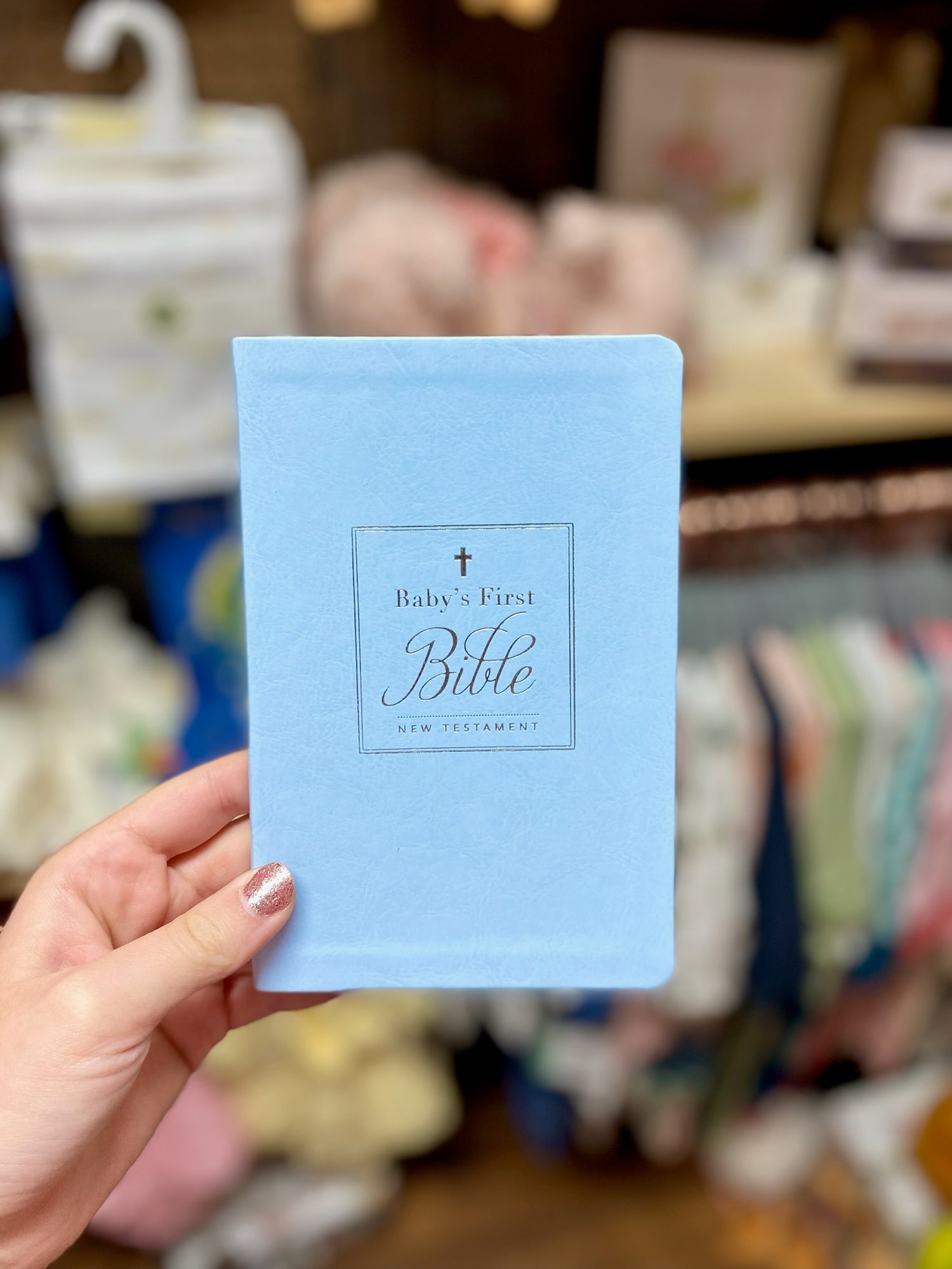 Baby's First Bible KJV Blue Leather