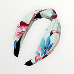 Denim Floral Headband