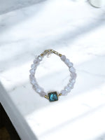 Kitzi Bracelet Labrodite w/Rose
