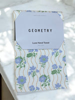 Spring Wave Luxe Hand Towel Geometry
