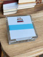 Square Desk Set Book Stack