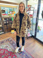 Ivy Jane Puff Floral Sherpa Jacket