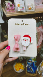 Santa Baby Hair Clips