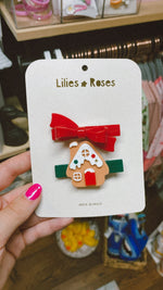 Gingerbread Hair Clips