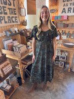 Burnout Midi Dress