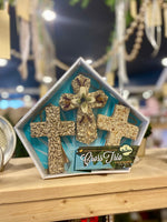 Cross Trio Bird Feeders