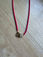Colored Double Chain with Toggle Necklace