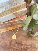 Kitzi Heart Disc Necklace