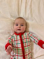 Festive Plaid Convertible Sleeper