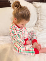 Festive Plaid Two Piece Pajamas