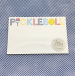 Pickleball Luxe Notepad Cardstock Large