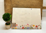 Meal Planner Notepad Strawberry Fields