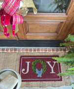 Grand JOY Wreath Doormat