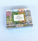 Dog Park In Four Seasons Notecards