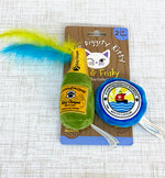 Clicquot Bottle & Caviar Catnip Toys