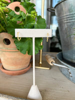 Elyssa Bass Chain Link Huggie Hoop Earring