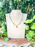 Elyssa Bass Beaded Charm Necklace