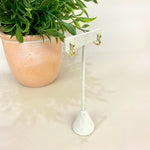 Elyssa Bass Heart Huggie Hoops