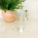 Elyssa Bass Citrine Tassel Bar Earring