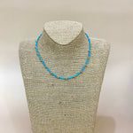 Elyssa Bass Round Spike Necklace Gold Detail