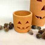 Terracotta Jack-O-Lantern