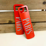 Bottle Opener Paris Red