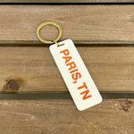 Paris, Tn Keychain Block Letters
