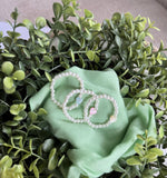 Little Girls Pearl Colored Heart Bracelet