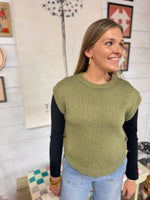 Everyday Essential Side Button Sweater Vest