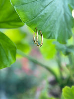 Elyssa Bass Horseshoe Huggie Hoops