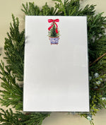 Christmas Ginger Pot Notepad