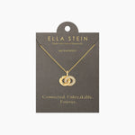 Entwined Discs Pendant Necklace