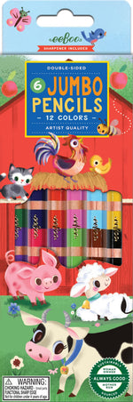 Little Farm Jumbo Double Pencils