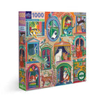 Cats in Windows 1000 Piece Puzzle