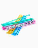 Multicolor Acrylic Mahjong Rack + Pusher Set