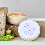 Sea Salt Two Wick Petite Candle