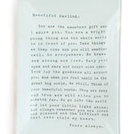 Beautiful Darling Decoupage Plate