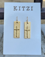 Kitzi Cross Earring