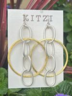 Kitzi Chain + Hoop Earring