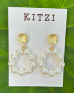 Kitzi Pearl Hoop Earring