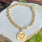 Kitzi Heart Charm Bracelet