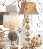 Rustic Square Shade Lamp