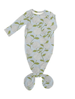Hydrangeas Newborn Knotted Gown