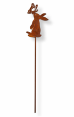 Bunny + Butterfly Garden Stake
