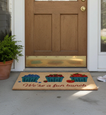 We're a Fun Bunch Doormat