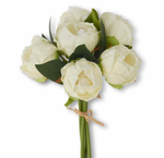 White Peony Bundle : 6 Stems