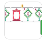 Lucky Knots 2026 Mahjong Ornament