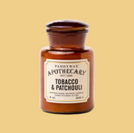 Tobacco & Patchouli Apothecary Glass Candle