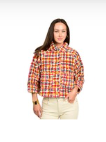 Plaid Shag Jacket