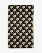 Botanical Mosaic Geometry Tea Towel